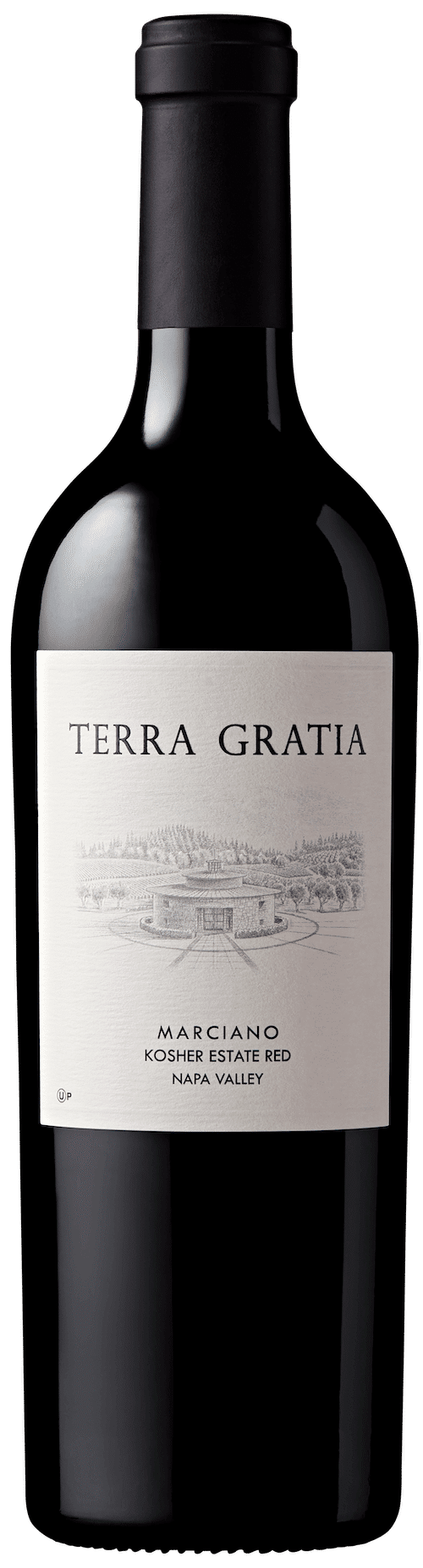 Terra gratia wine bottle shot