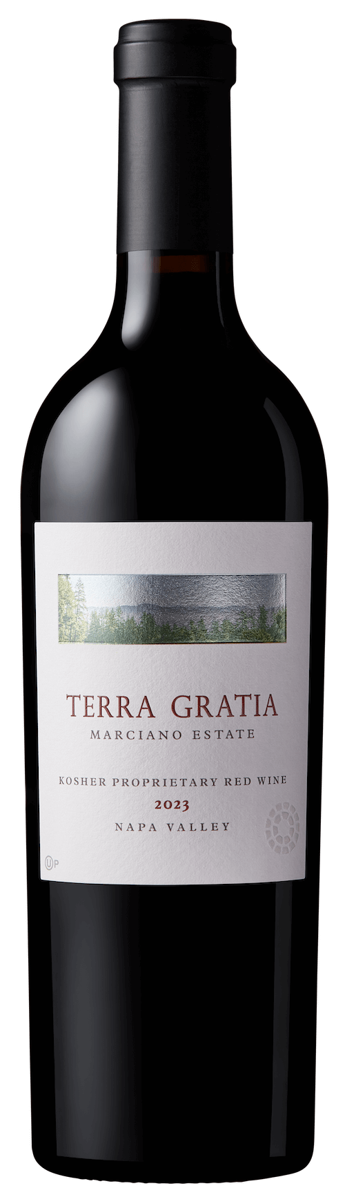 marciano terra gratia kosher wine bottle
